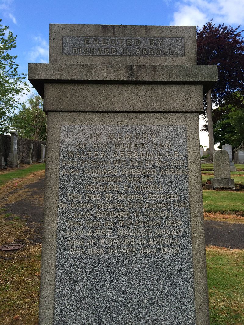 Richard Arroll Kilbarchan memorial